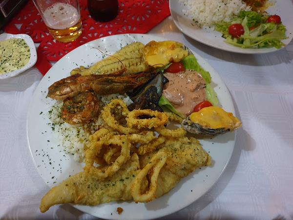 Luderitz Piatto misto di pesce fritto