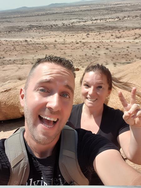 Spitzkoppe arrivati in vetta